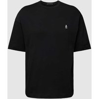 Drykorn T-Shirt mit Rundhalsausschnitt Modell 'ANAYO' in Black, Größe XL von drykorn