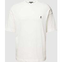 Drykorn T-Shirt mit Rundhalsausschnitt Modell 'ANAYO' in Offwhite, Größe XL von drykorn