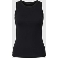 Drykorn Tanktop in Ripp-Optik Modell 'OLINA' in Black, Größe M von drykorn