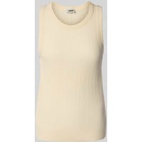 Drykorn Tanktop in Ripp-Optik Modell 'OLINA' in Ecru, Größe L von drykorn