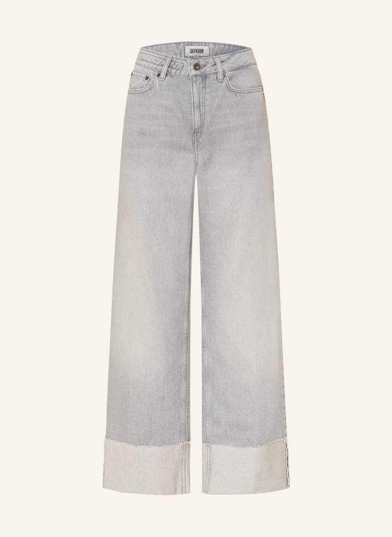 Drykorn Wide Leg Jeans Medley grau von drykorn