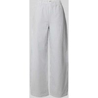 Drykorn Wide Leg Stoffhose mit elastischem Bund Modell 'CONSIDER' in Weiss, Größe 25/32 von drykorn