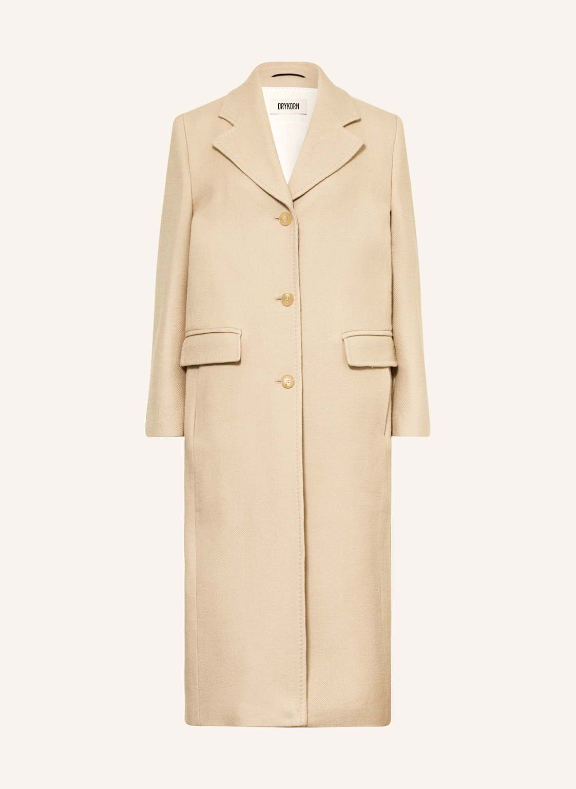 Drykorn Wollmantel Aisby beige von drykorn