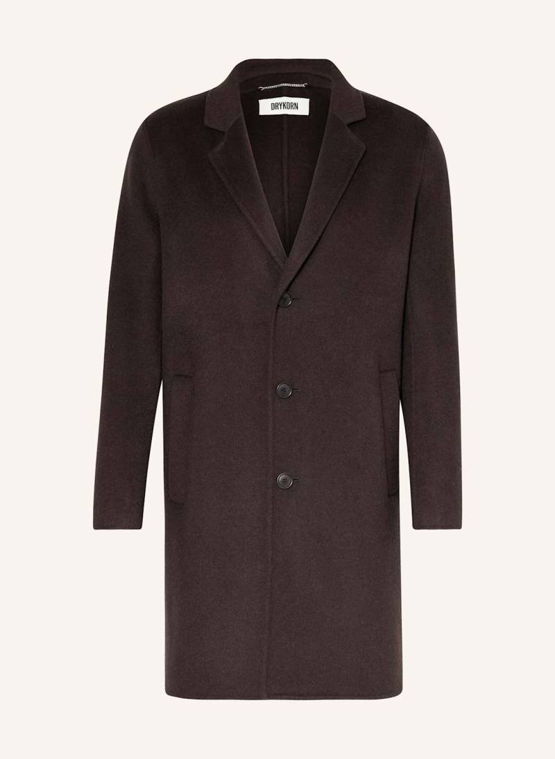 Drykorn Wollmantel Skolan braun von drykorn