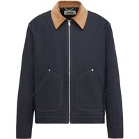Drykorn Workwear-Jacke in Denim-Optik mit Cordkragen und Wattierung in XL von drykorn