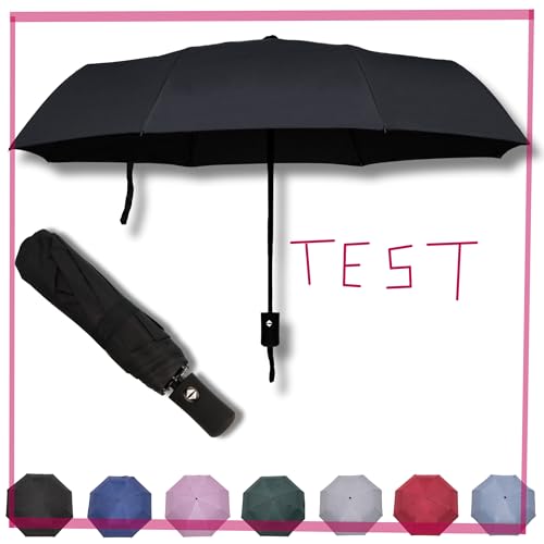 drytogo Regenschirm sturmfest mit Reiseetui I Taschenschirm gross Ø105cm I Regenschirm automatik auf und zu I Taschenschirm windfest für 2 Personen I Für Damen und Herren I von drytogo