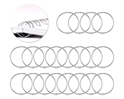 DSstyles 20 Stück Metall Binder Ringe 1.2 Inch Runde Bindung Ringe Buch lose Blatt Ringe Schlüsselbund Ringe - 30mm DSstyles 20 Stück Metall Binder Ringe 1.2 Inch Runde Bindung Ringe Buch lose Blatt Ringe Schlüsselbund Ringe - 30mm von ds. distinctive style