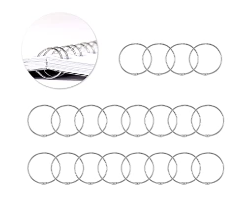 DSstyles 20 Stück Metall Binder Ringe Runde Bindung Ringe Buch lose Blatt Ringe Schlüsselbund Ringe - 20mm DSstyles 20 Stück Metall Binder Ringe Runde Bindung Ringe Buch lose Blatt Ringe Schlüsselbund Ringe - 20mm von ds. distinctive style