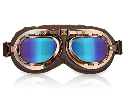 ds. distinctive style Cosplay Schutzbrille Motorrad Vintage Fliegerbrille für Kostüm ds. distinctive style Cosplay Schutzbrille Motorrad Vintage Fliegerbrille für Kostüm von ds. distinctive style