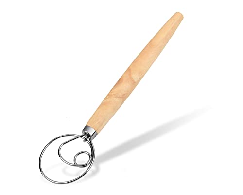 ds. distinctive style Dänischer Teigbesen 33 cm Edelstahl 304 Holländischer Brotbesen Sauerteigrührstab mit Holzgriff ds. distinctive style Dänischer Teigbesen 33 cm Edelstahl 304 Holländischer Brotbesen Sauerteigrührstab mit Holzgriff von ds. distinctive style