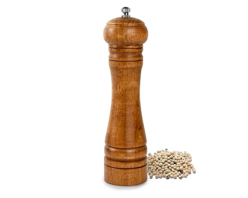 ds. distinctive style Holz Pfeffermühle, 8 Zoll Pfeffermühle mit einem verstellbaren Keramikmahlwerk, leicht nachfüllbare Holzsalzmühle für Ihre Küche ds. distinctive style Holz Pfeffermühle, 8 Zoll Pfeffermühle mit einem verstellbaren Keramikmahlwerk, leicht nachfüllbare Holzsalzmühle für Ihre Küche von ds. distinctive style