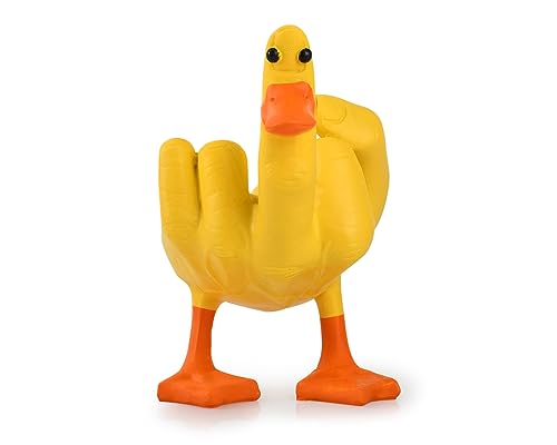 ds. distinctive style Mittelfinger Ente Scherzgeschenke Duck You Figur 14 cm Statue Lustige Schreibtischdekoration Handyhalter aus Kunstharz ds. distinctive style Mittelfinger Ente Scherzgeschenke Duck You Figur 14 cm Statue Lustige Schreibtischdekoration Handyhalter aus Kunstharz von ds. distinctive style