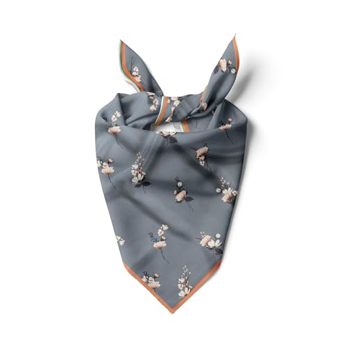 dscarf Damen-Halstuch 55cm x 55cm Square Unisex Stirnband Schal Bandana Hals Kopftuch Atmungsaktiv (Blühendes Design 26) von dscarf