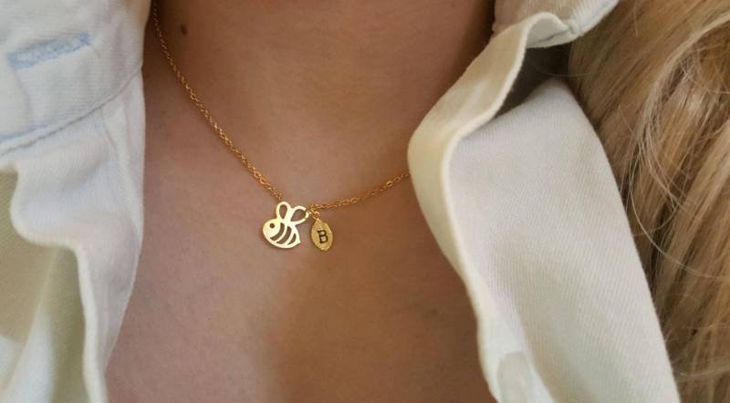 Biene Halskette Brautjungfer Geschenke Weihnachten Geburtstag Halsketten Für Mädchen Personalisierten Schmuck Beste Freundin Geschenk Schwester von dua770
