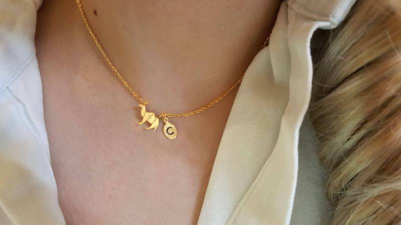 Gold Zarte Zierliche Kamel Halskette Origami Layering Winzige Brautjungfer Geschenk Tier Beste Freundin Gold Zarte Zierliche Kamel Halskette Origami Layering Winzige Brautjungfer Geschenk Tier Beste Freundin von dua770