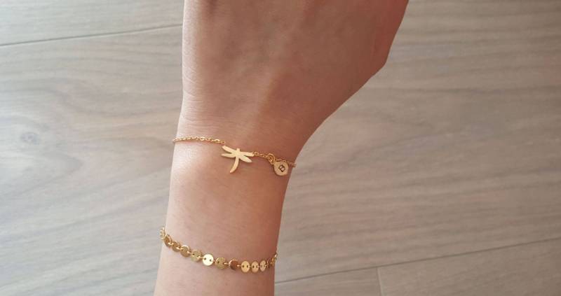 Zarte Petite Libellen Armbänder, Libelle Armband, Einzigartige Brautjungfer Geschenk, Anfangs Layering Armband Zarte Petite Libellen Armbänder, Libelle Armband, Einzigartige Brautjungfer Geschenk, Anfangs Layering Armband von dua770