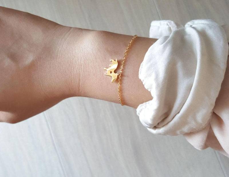 Zarte Zierliche Dackel Armband, Einzigartiges Dünne Goldkette, Layering Brautjungfer Geschenk Zarte Zierliche Dackel Armband, Einzigartiges Dünne Goldkette, Layering Brautjungfer Geschenk von dua770