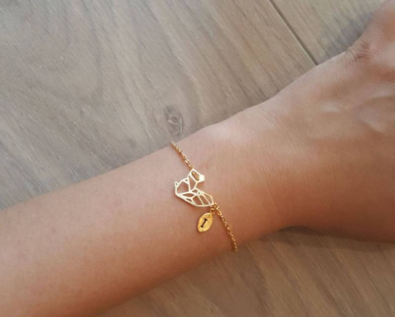 Zierliche Eichhörnchen Armbänder, Zartes Armband, Süßes Dünne Goldkette, Layering Brautjungfer Geschenk von dua770