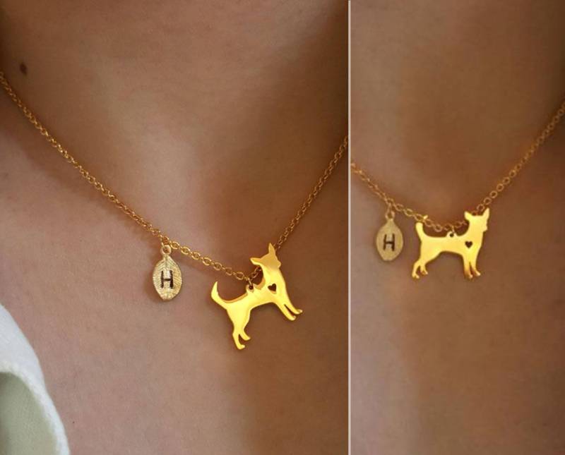 Zierliche Zierliche Chihuahua Hund Halskette, Layering Winzige Brautjungfer Geschenk, Geschätztes Hund Halskette Zierliche Zierliche Chihuahua Hund Halskette, Layering Winzige Brautjungfer Geschenk, Geschätztes Hund Halskette von dua770