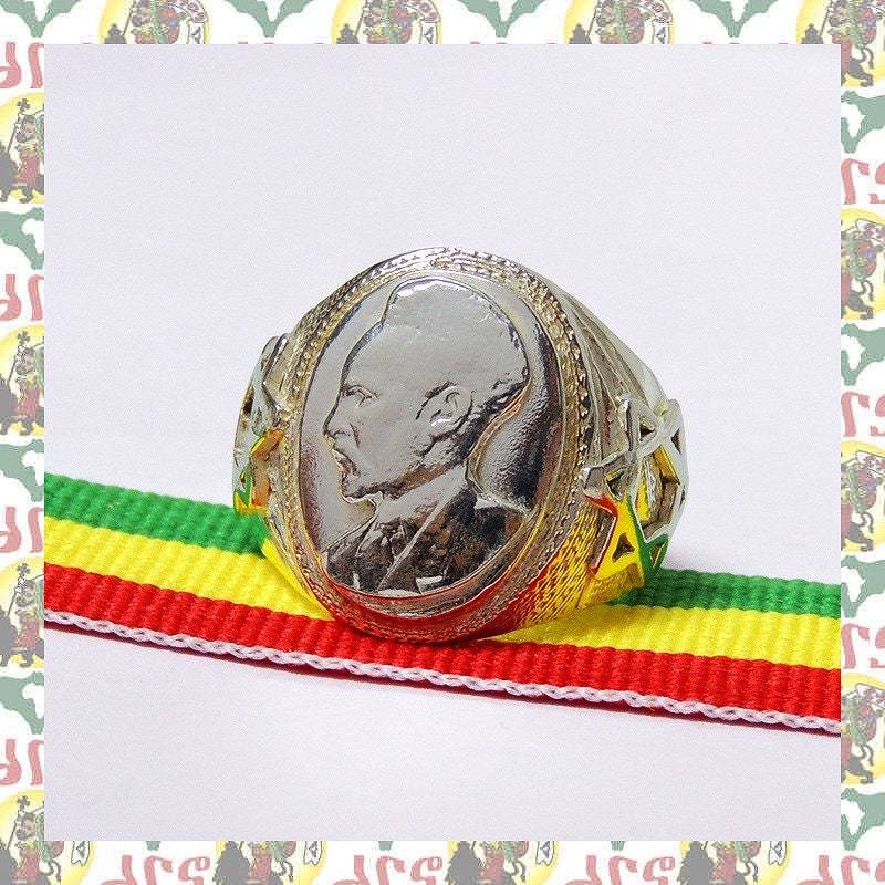 Haile Selassie I[Äthiopien Silber Ring] | Äthiopien Reggae Roots Dub Rastafari Afrika Jamaika von dubrockers