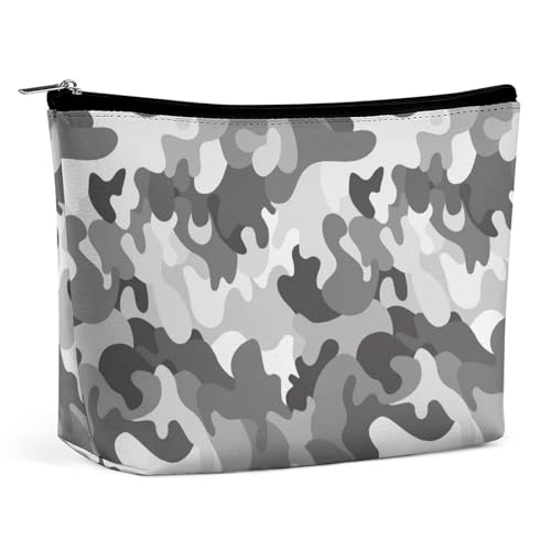 Make-up-Tasche, personalisierte Kosmetiktasche für Damen, Camouflage-Graffiti, 7.3cm L x 15cm W x 5.9cm H, Kulturbeutel von ducanll