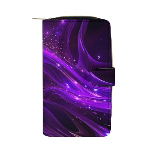 ducanll Damen-Geldbörse mit mehreren Kartenfächern und Handyfach, Batikmuster, 19.7cm length, 11cm width, 3.5cm thickness von ducanll