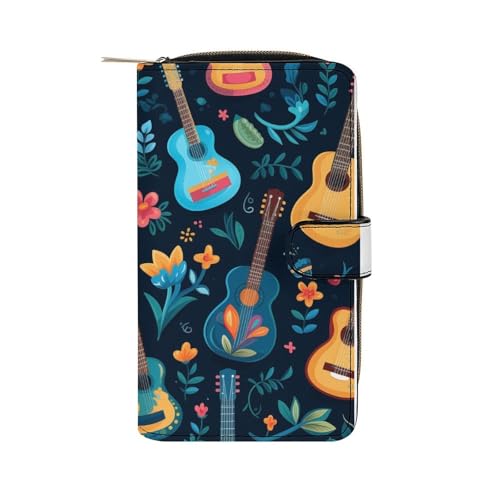 ducanll Damen-Geldbörse mit mehreren Kartenfächern und Handyfach, Blumenmuster, 19.7cm length, 11cm width, 3.5cm thickness von ducanll