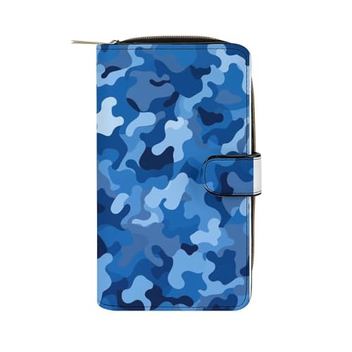 ducanll Damen-Geldbörse mit mehreren Kartenfächern und Handyfach, Camouflage-Design, 19.7cm length, 11cm width, 3.5cm thickness von ducanll