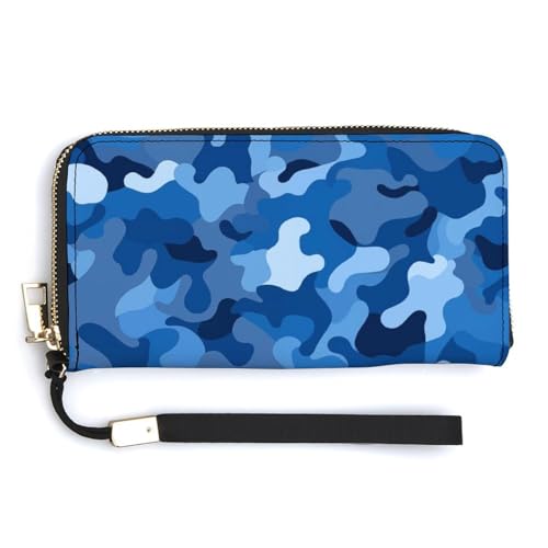 ducanll Damen-Geldbörse mit mehreren Kartenfächern und Handyfach, Camouflage-Design, 20cm length, 10.5cm width, 2.1cm thickness von ducanll