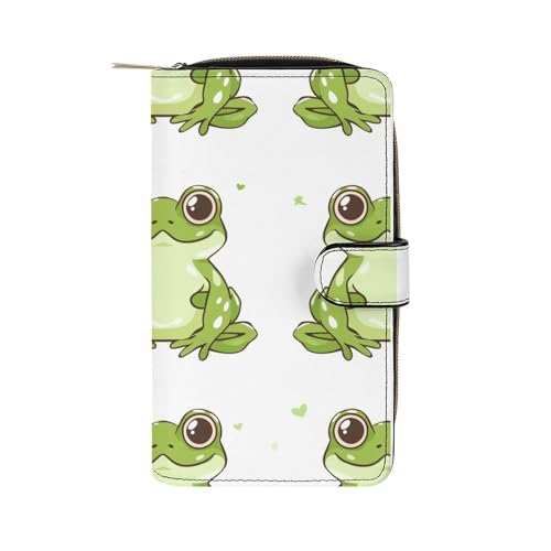 ducanll Damen-Geldbörse mit mehreren Kartenfächern und Handyfach, Cartoon, 19.7cm length, 11cm width, 3.5cm thickness von ducanll