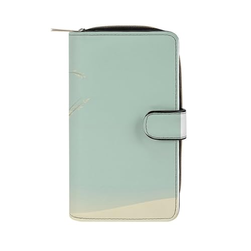 ducanll Damen-Geldbörse mit mehreren Kartenfächern und Handyfach, Einfach, 19.7cm length, 11cm width, 3.5cm thickness von ducanll