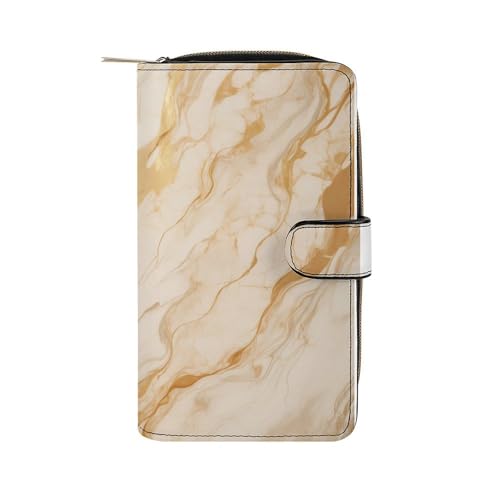 ducanll Damen-Geldbörse mit mehreren Kartenfächern und Handyfach, Marmor-Aderung, 19.7cm length, 11cm width, 3.5cm thickness von ducanll