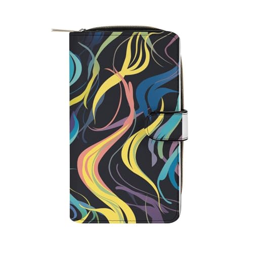 ducanll Damen-Geldbörse mit mehreren Kartenfächern und Handyfach, Oktopus-Tentakel, 19.7cm length, 11cm width, 3.5cm thickness von ducanll