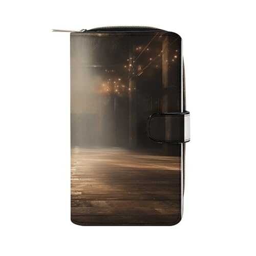 ducanll Damen-Geldbörse mit mehreren Kartenfächern und Handyfach, Rustikales Sonnenschein-Muster, 19.7cm length, 11cm width, 3.5cm thickness von ducanll