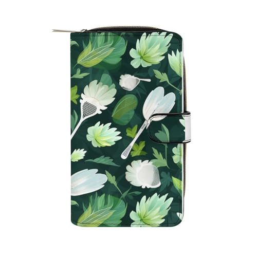 ducanll Damen-Geldbörse mit mehreren Kartenfächern und Handyfach, Schläger, 19.7cm length, 11cm width, 3.5cm thickness von ducanll