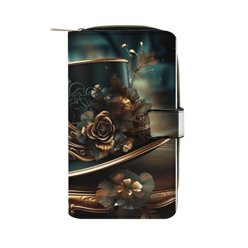 ducanll Damen-Geldbörse mit mehreren Kartenfächern und Handyfach, St. Patrick's Day, 19.7cm length, 11cm width, 3.5cm thickness von ducanll