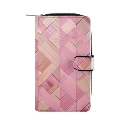 ducanll Damen-Geldbörse mit mehreren Kartenfächern und Handyfach, Symmetrisches Muster, 19.7cm length, 11cm width, 3.5cm thickness von ducanll