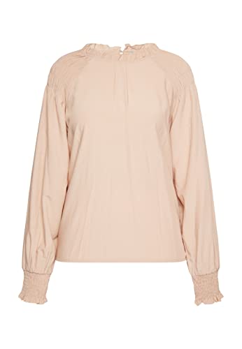 dulcey Damen Blusenshirt 10126491-DU02, ROSA BEIGE, XXL von dulcey