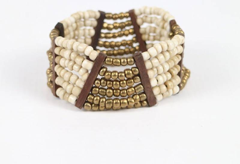 Multi Strand Armband-Gold Mix von dumelacreations