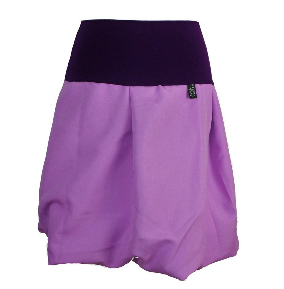 dunkle design Ballonrock A-Linie 51cm Lilac Violett Bund aus Jersey von dunkle design