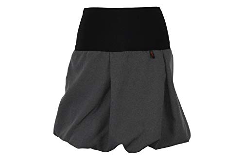 dunkle design Ballonrock Mini in Zwei Längen - Farbe nach Wahl (45cm Grau Meliert, M 40/42) von dunkle design