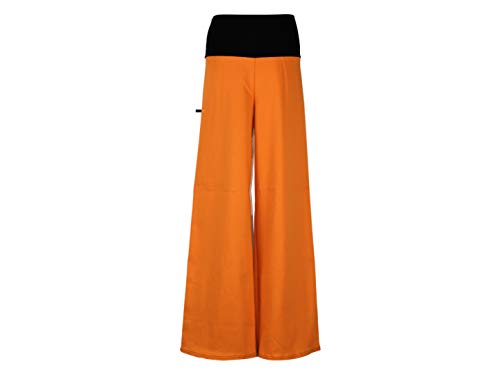 dunkle design Jeans Marlene Jeanshose Weites Bein Palazzo (Orange, XL 44) von dunkle design