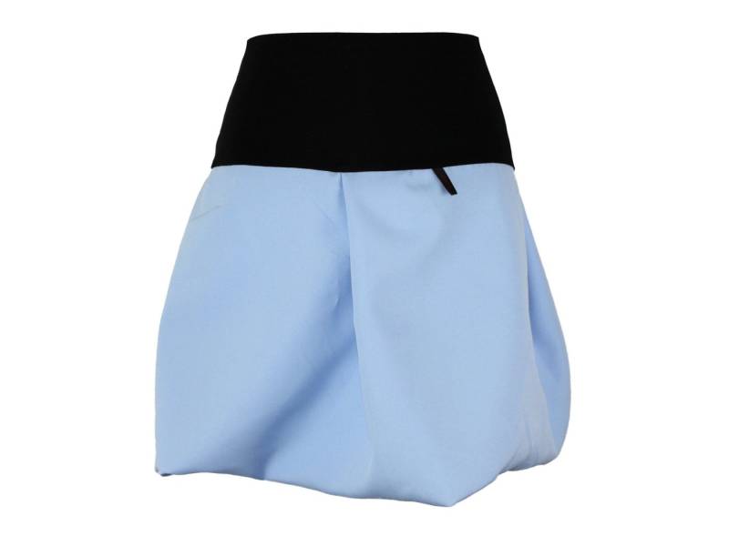 dunkle design Minirock Ballonrock Blau Marine Lila Türkis Mini elastischer Bund von dunkle design