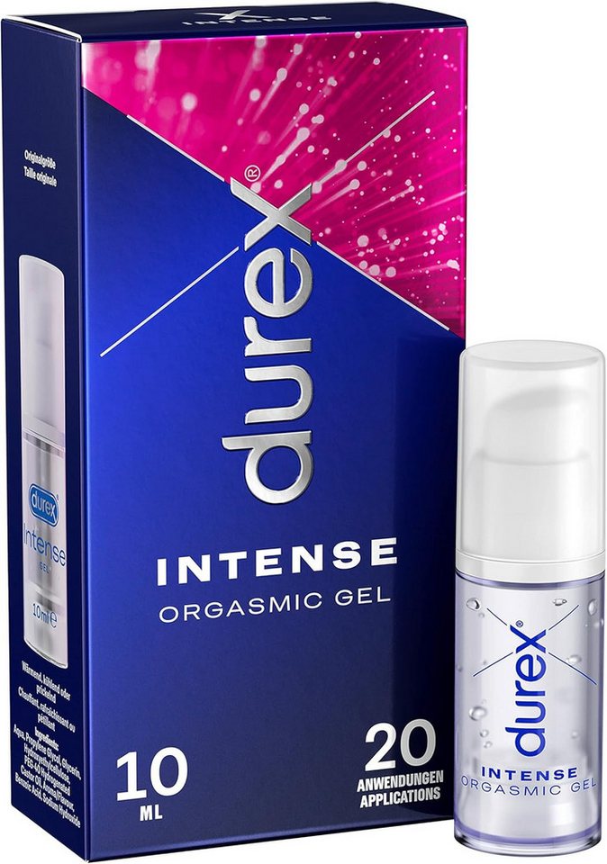 durex Gleitgel Durex Intense Orgasmic Gel 10ml, 1-tlg., kühlende & prickelnde Effekte! von durex