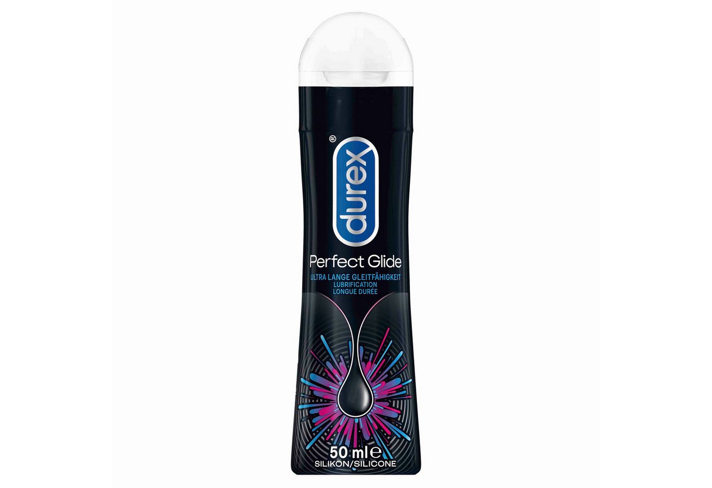 durex Gleitgel Perfect Glide für besonders lange Gleitfähigkeit, 50ml, 1-tlg., geeignet bei vaginaler Trockenheit von durex