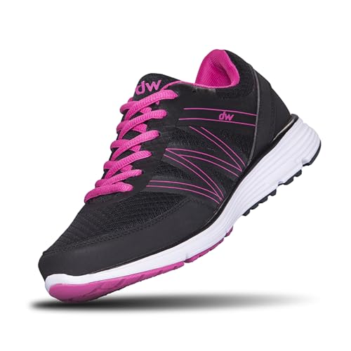 Orthopädische Weit Schuhe Damen – Extrabreite Außensohlen – Nahtloser Innenraum für Geschwollene, Diabetiker, Breite oder Hallux-Füße – dw-Schuhe als Sportschuhe oder Turnschuhe Damen und Herren von diawin