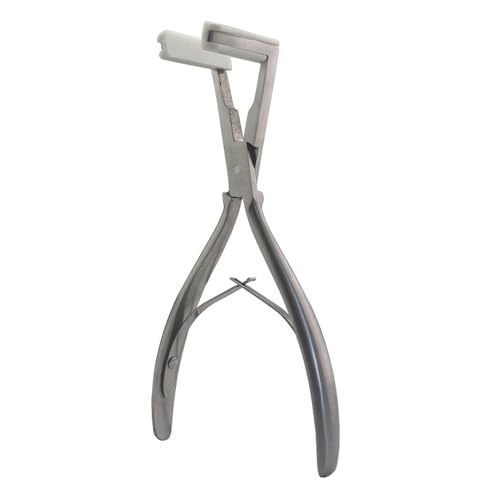 dwxnauixl Haarverlängerungszange aus Edelstahl, professionelles Styling Tool zum Bonding von Extensions, professionelles Werkzeug für den Salon zu Hause dwxnauixl Haarverlängerungszange aus Edelstahl, professionelles Styling Tool zum Bonding von Extensions, professionelles Werkzeug für den Salon zu Hause von dwxnauixl