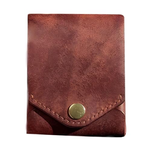 dwxnauixl Kompakte Lederbrieftasche bietet problemlos Platz für mehrere Karten und Bargeld. Multifunktionale kompakte Brieftasche aus PU. Mini Brieftasche. von dwxnauixl