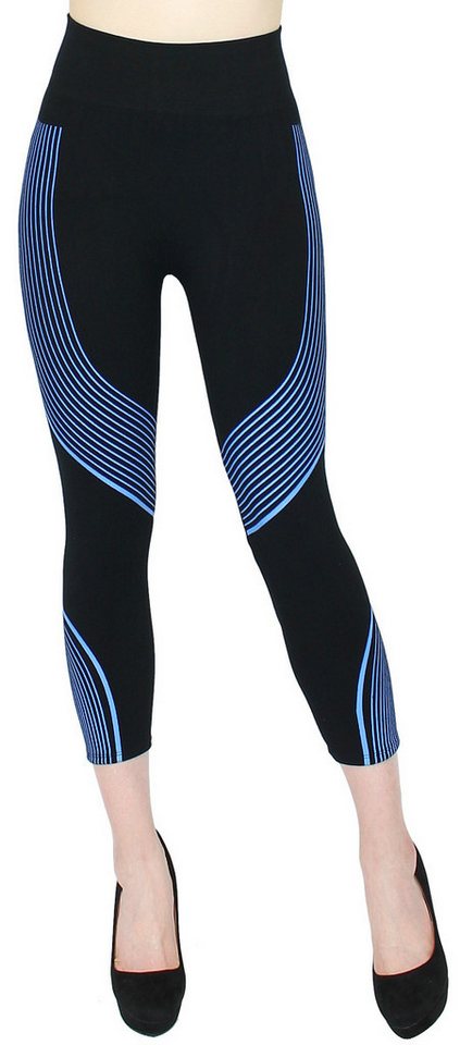 dy_mode 7/8-Leggings Damen Capri Leggings Fitnessleggings 7/8 Sporthose Sport Leggings mit elastischem Bund, High Waist von dy_mode