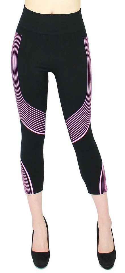 dy_mode 7/8-Leggings Damen Capri Leggings Fitnessleggings 7/8 Sporthose Sport Leggings mit elastischem Bund, High Waist von dy_mode